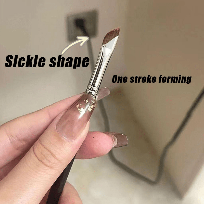 Sickle Eyeliner Brush Precision Eye Liner Brows Make Up Brush