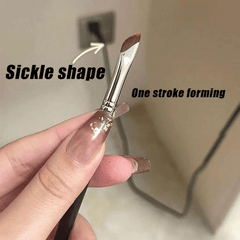 Sickle Eyeliner Brush Precision Eye Liner Brows Make Up Brush