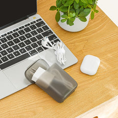 Cable Storage Box for Mobile Phone Portable Winding Earphone Charger