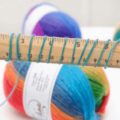 Rainbow Gradient Multicolor Yarn Thread for DIY Sweater