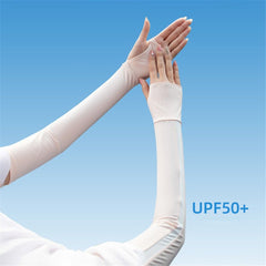 Fingerless Arm Sleeves Sunscreen Ice Sleeves Outdoor Gloves