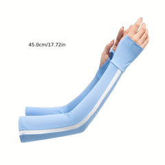 Fingerless Arm Sleeves Sunscreen Ice Sleeves Outdoor Gloves