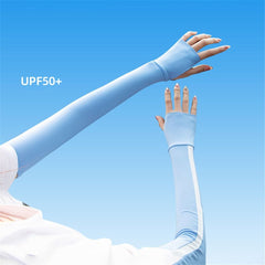 Fingerless Arm Sleeves Sunscreen Ice Sleeves Outdoor Gloves