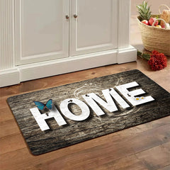Butterfly and Home Pattern Rug Runner