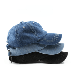 Adjustable Denim Baseball Cap for Outdoor Activities