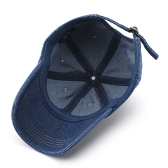 Adjustable Denim Baseball Cap for Outdoor Activities