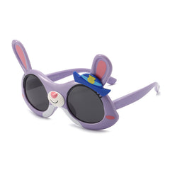 Girls Cartoon Rabbit Frame Polarized Sunglasses UV Protection