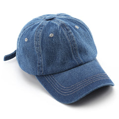 Adjustable Denim Baseball Cap for Outdoor Activities