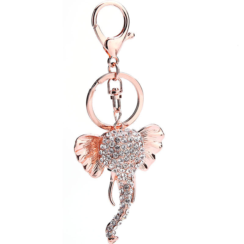 Elephant Charm Key Chain Cartoon Animal Car Key Pendant