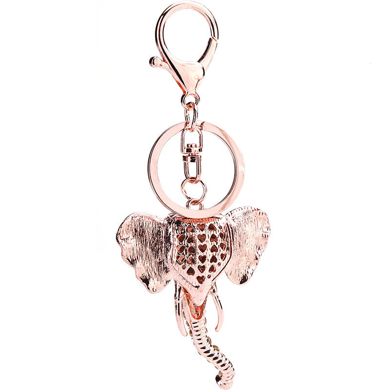 Elephant Charm Key Chain Cartoon Animal Car Key Pendant