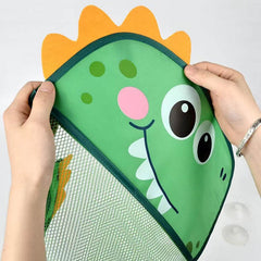 Dinosaur Bathroom Mesh Bag Baby Bath Toy Storage Organizer Pouch