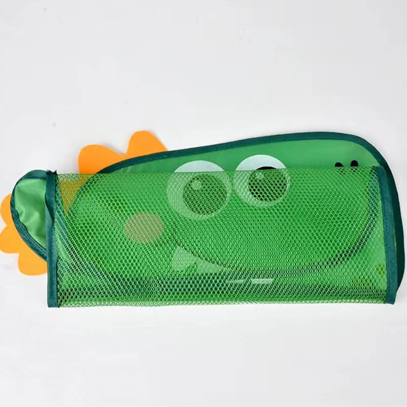 Dinosaur Bathroom Mesh Bag Baby Bath Toy Storage Organizer Pouch