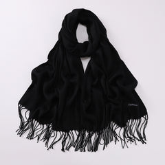 Cashmere Warm Shawl Tassel Long Scarf