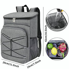Insulated Picnic Backpack Durable Leak Proof Shoulder Straps