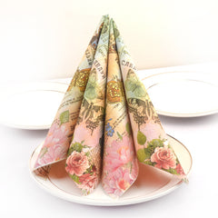 20pcs Butterfly Printing Paper Napkin Placemat Party Tissue Decoration