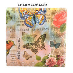 20pcs Butterfly Printing Paper Napkin Placemat Party Tissue Decoration
