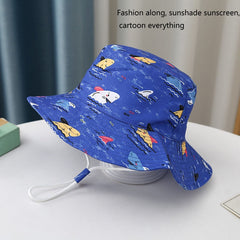 Cartoon Pattern Sun Protection Bucket Hat