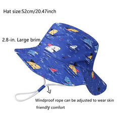Cartoon Pattern Sun Protection Bucket Hat