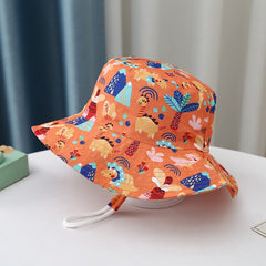 Cartoon Pattern Sun Protection Bucket Hat