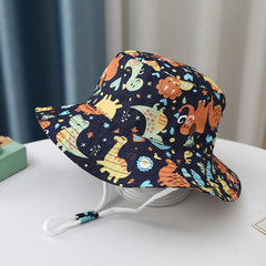Cartoon Pattern Sun Protection Bucket Hat