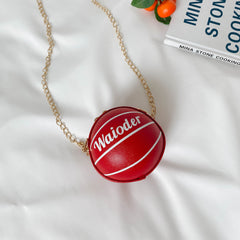 Ball Coin Purse Keychain Bag Lightweight Faux Leather Storage Kids Accessories
