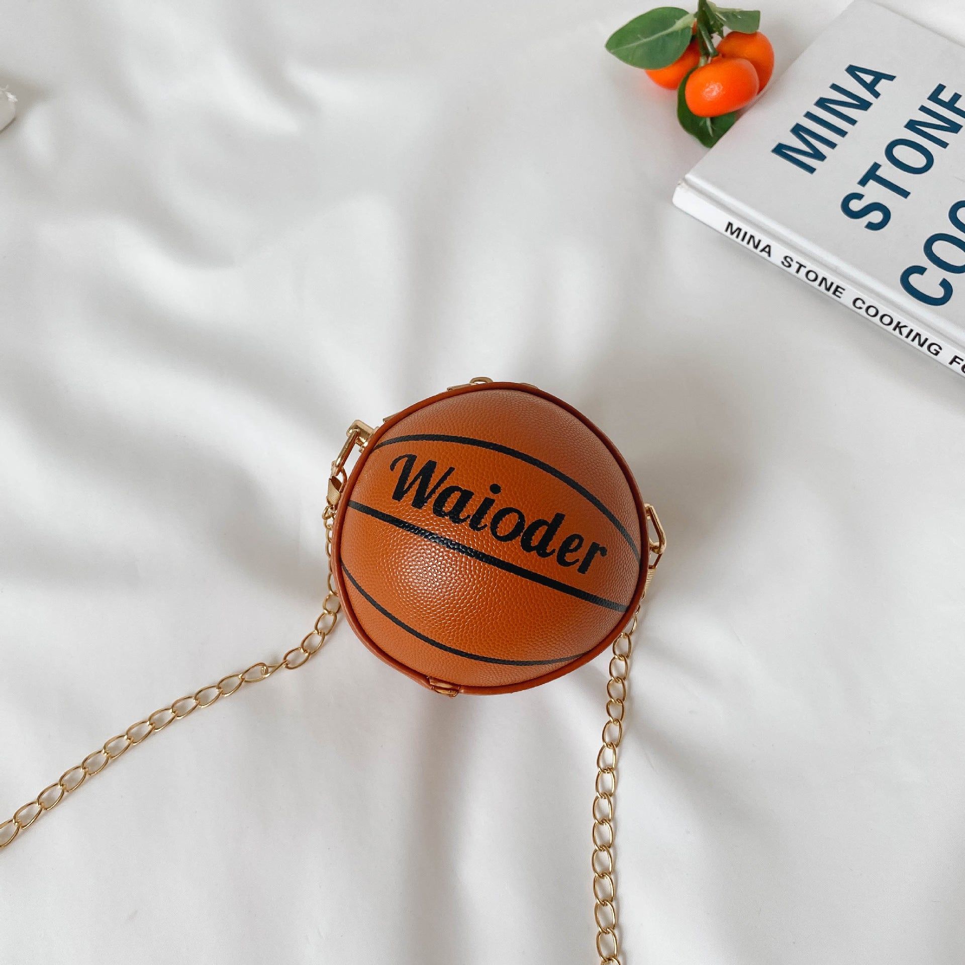 Ball Coin Purse Keychain Bag Lightweight Faux Leather Storage Kids Accessories