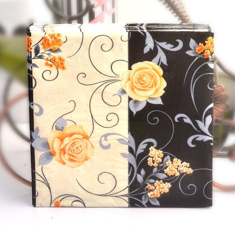 20pcs Colorful Placemat & Napkin Set for Weddings & Holidays