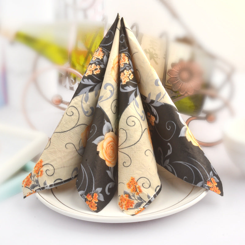 20pcs Colorful Placemat & Napkin Set for Weddings & Holidays