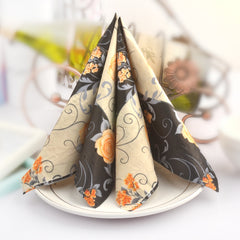 20pcs Colorful Placemat & Napkin Set for Weddings & Holidays