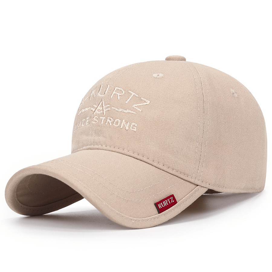 Letter Embroidery Cotton Baseball Cap Solid Breathable Sports Hat Casual Sunscre