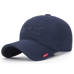 Letter Embroidery Cotton Baseball Cap Solid Breathable Sports Hat Casual Sunscre