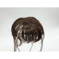 Human Hair Toupee Fringe Hairpiece Top Clip Extension