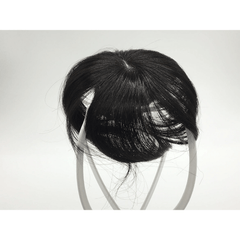Human Hair Toupee Fringe Hairpiece Top Clip Extension