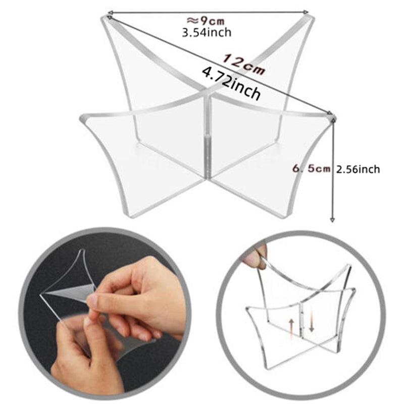 Clear Acrylic Ball Stand Holder for Sports Memorabilia Display