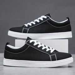 Men's Lace-up Sneakers Skate Shoes Breathable Walking Shoes