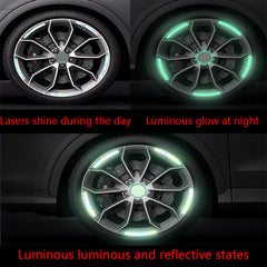 20pcs Reflective Stripe Tape for Car Wheel Hub Safety