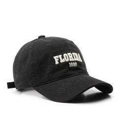 Men's Adjustable Sun Protection Baseball Cap with Embroidery