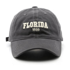 Men's Adjustable Sun Protection Baseball Cap with Embroidery