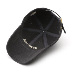Men's Adjustable Sun Protection Baseball Cap with Embroidery