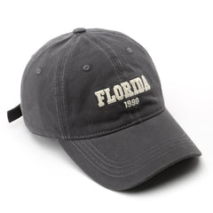 Men's Adjustable Sun Protection Baseball Cap with Embroidery