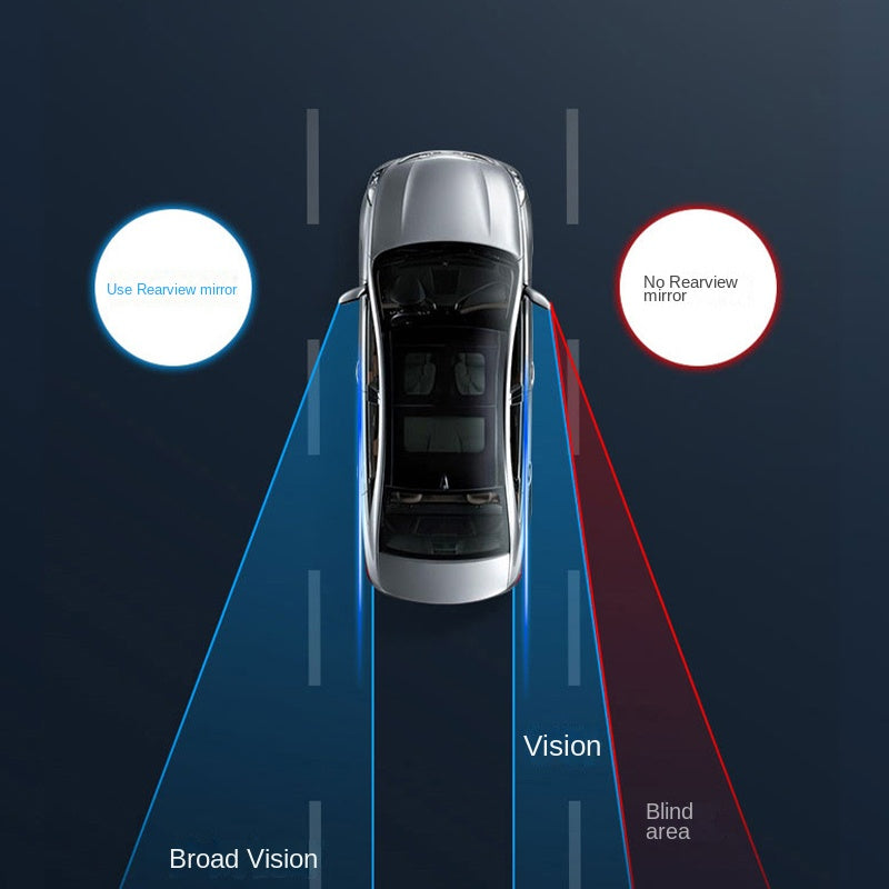 360° Adjustable Car Reversing Rearview Mirror Suction Cup