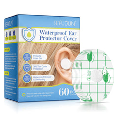 60pcs Waterproof Ear Protection Patch Bathing Swimming Washing Hair