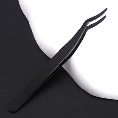 Stainless Steel Eyelashes Applicator Tool Eyelash Extension Tweezers