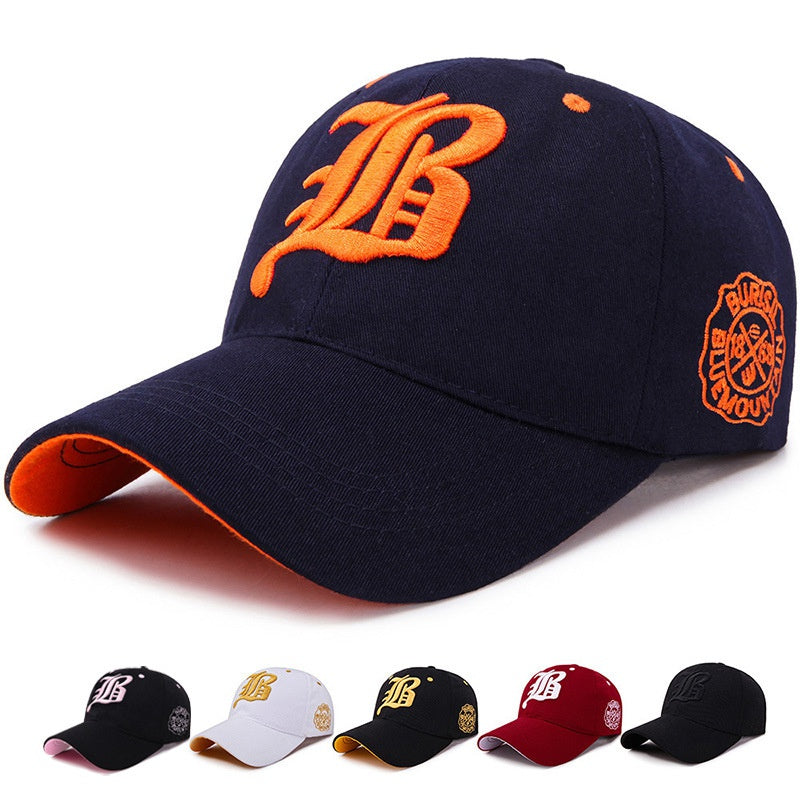 Gothic Letter Embroidery Baseball Cap Hip Hop Dad Hats Unisex Sun Hat