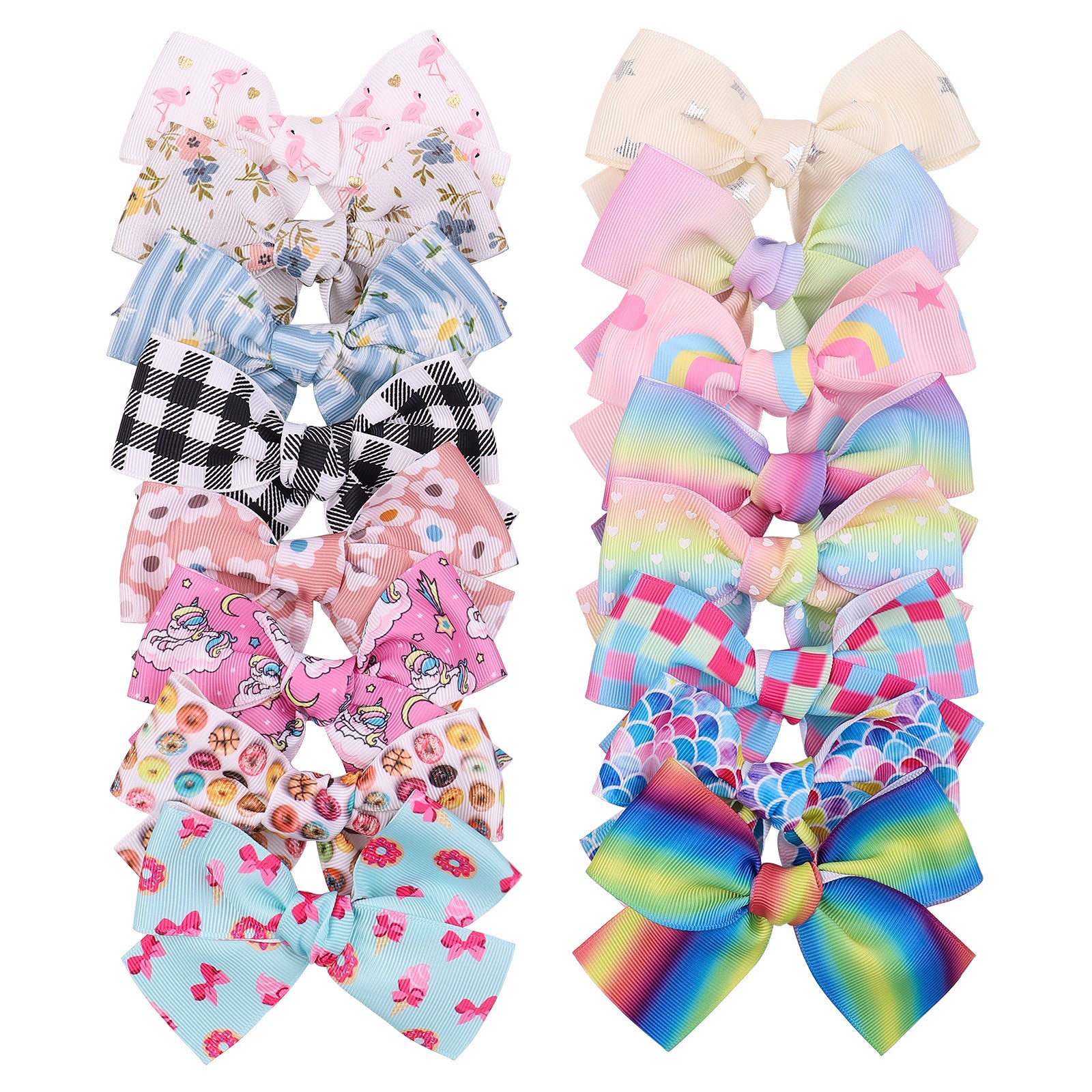 Girls Bowknot Hair Clips Kids Hair Bows Hairpin Headwear Accessories