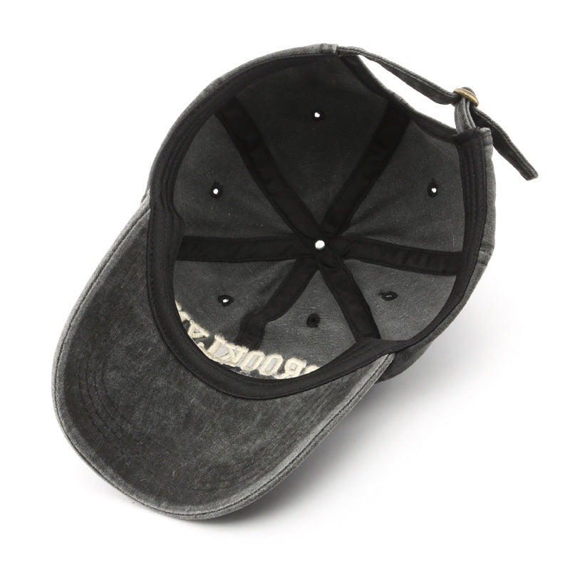 Men's BROOKLYN Embroidery Peaked Cap Outdoor Sun Screen Baseball Cap