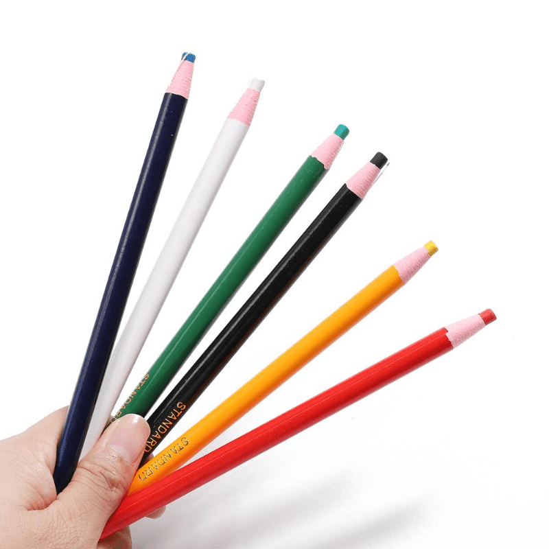 6pcs Colorful Sewing Tailor's Chalk Pencils Fabric Marker Pen