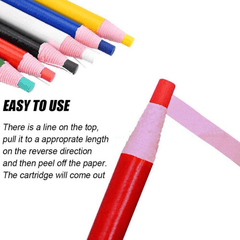 6pcs Colorful Sewing Tailor's Chalk Pencils Fabric Marker Pen