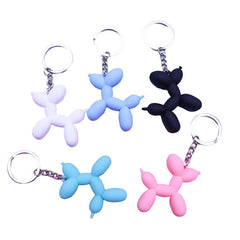 Cute Balloon Dog Keychain for Kids - Backpack School Bag Hanging Ornament
