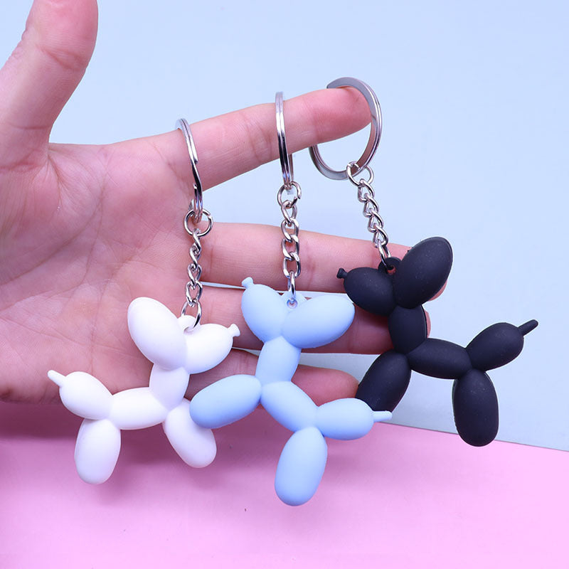 Cute Balloon Dog Keychain for Kids - Backpack School Bag Hanging Ornament